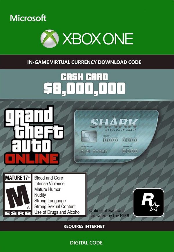 Grand Theft Auto Online: Megalodon Shark Cash Card (Xbox One) XBOX LIVE Key EUROPE