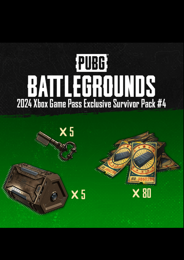 PUBG Battlegrounds - 2024 Xbox Game Pass Exclusive Survivor Pack #4 (DLC) XBOX LIVE Key GLOBAL