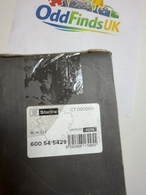 Starline Control Arm Bushing 600 54 5429 Front Arm for Citroen Xantia New