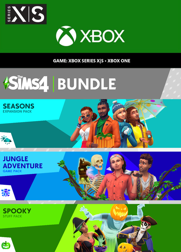 The Sims - Seasons, Jungle Adventure, Spooky Stuff (DLC) XBOX LIVE Key EUROPE