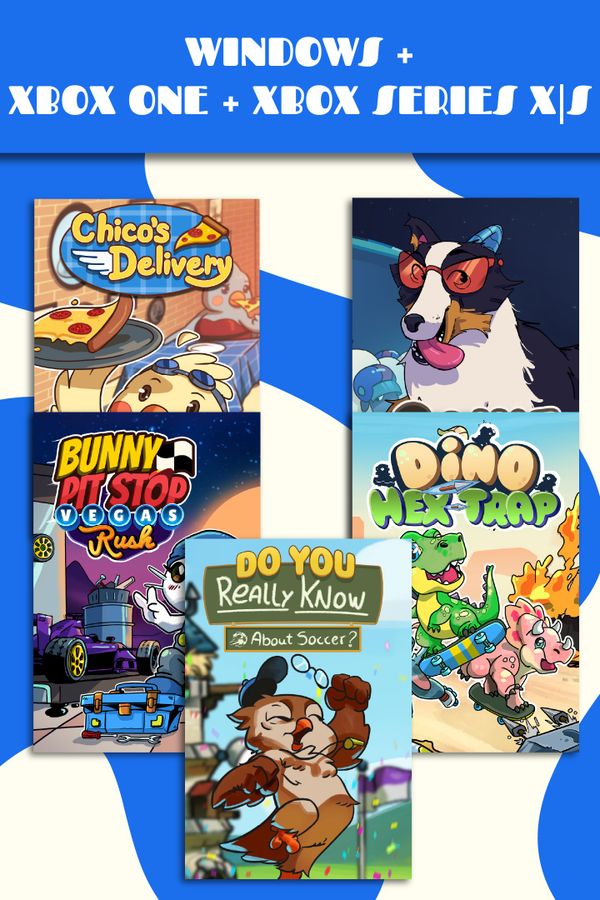Bunny Pit Stop + Chico's Delivery + Collie Call+ Dino Hex Trap + Do You Really Know About Soccer? (Bundle) XBOX LIVE Key EUROPE