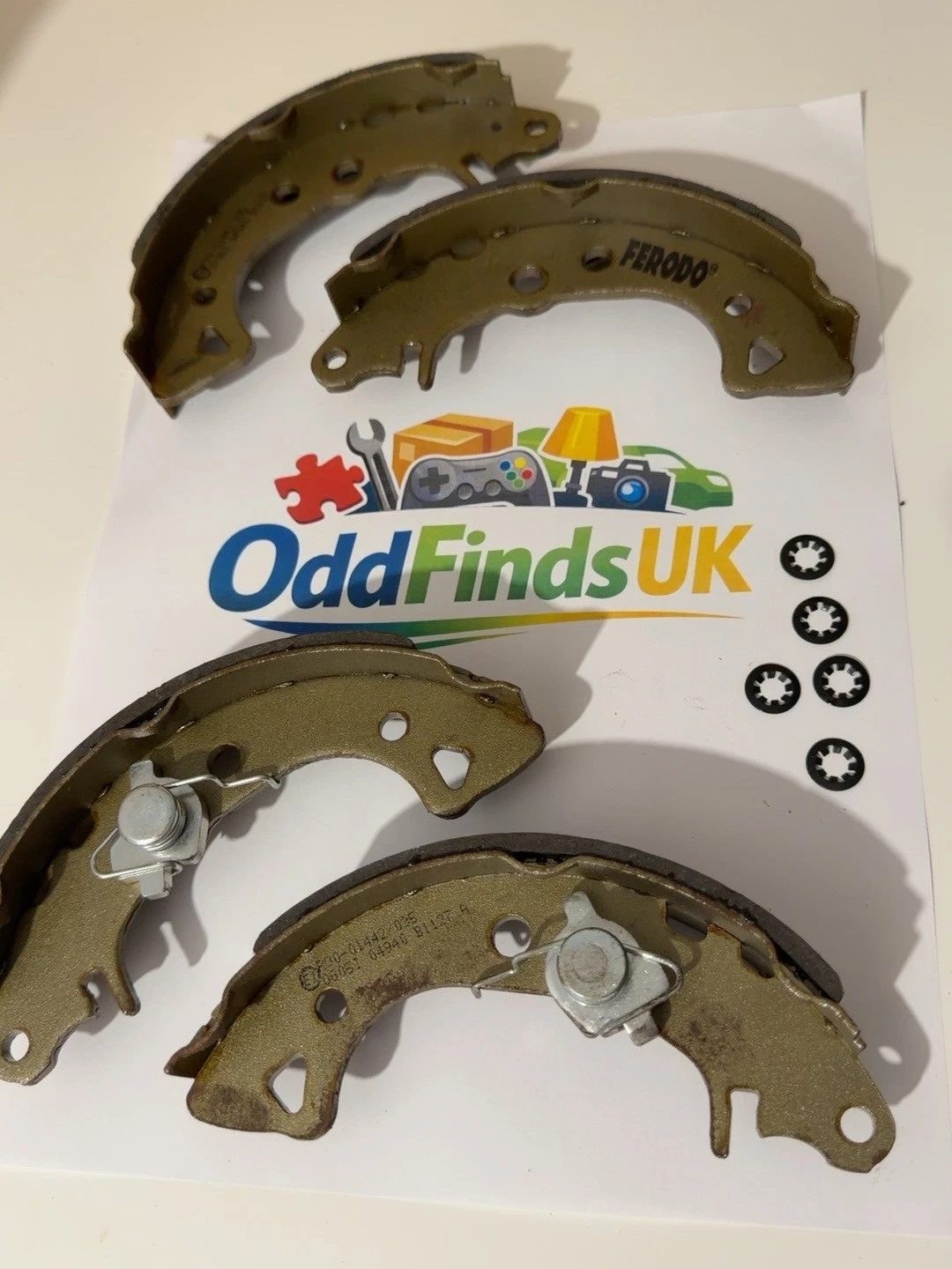 Ferodo FSB232 Rear Brake Shoes Citroen AX/BX/Saxo Peugeot 106 4241E7 95619515