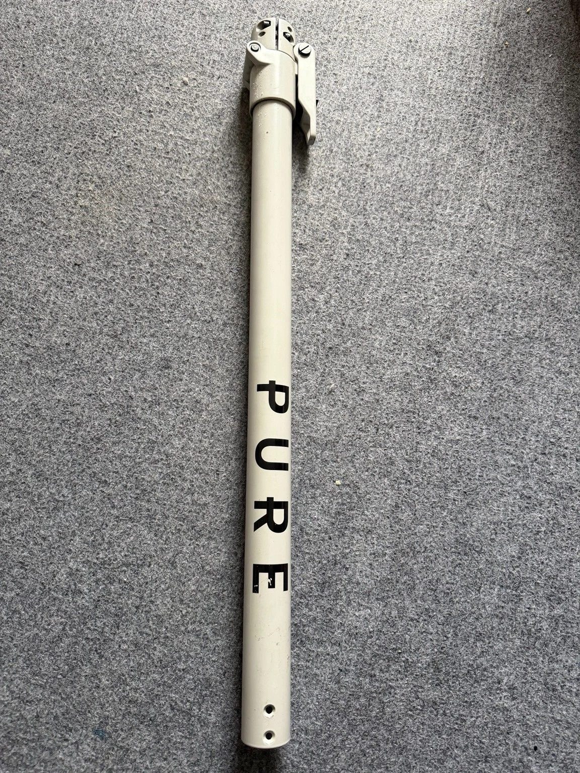 Pure Air / Air Pro Electric Scooter Stem Steering Column Folding Hinge Grey