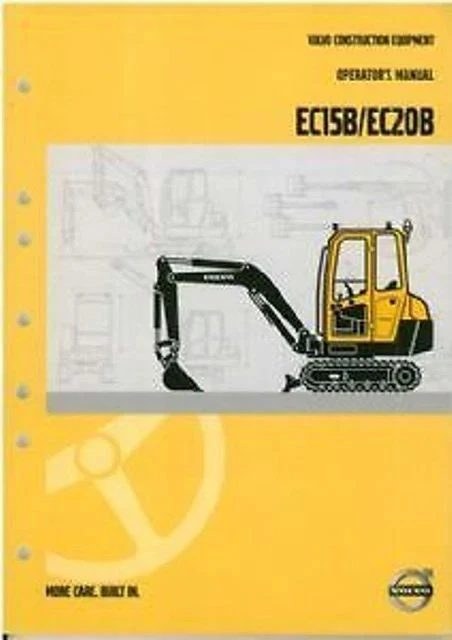 Volvo EC15B & 20B Workshop Manual | Service Repair Manual | PDF Instant Download