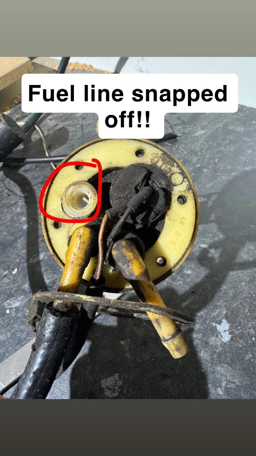 Volvo Fuel Sender Pickup Pipe Repair Spigot | EC15 EC15B EC20 EC20B Fix