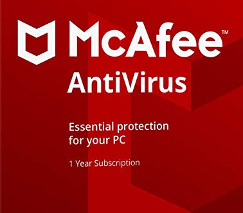 McAfee AntiVirus 2024 Key 1 Year 1 PC