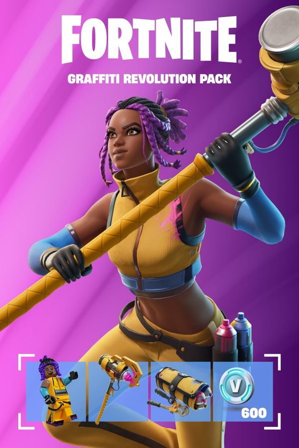 Fortnite - Graffiti Revolution Pack + 600 V-Bucks XBOX LIVE Key UNITED KINGDOM