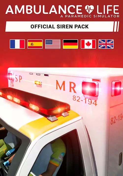 Ambulance Life - Official Siren Pack (DLC) Steam Key (PC) GLOBAL