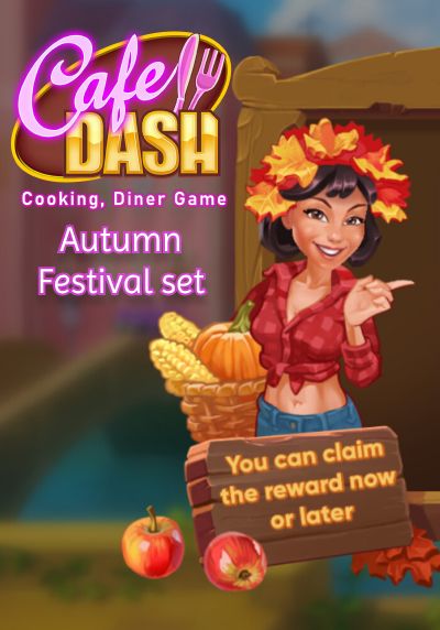Cafe Dash: Cooking, Diner Game - Autumn Festival Set (DLC) Steam Key (PC) GLOBAL