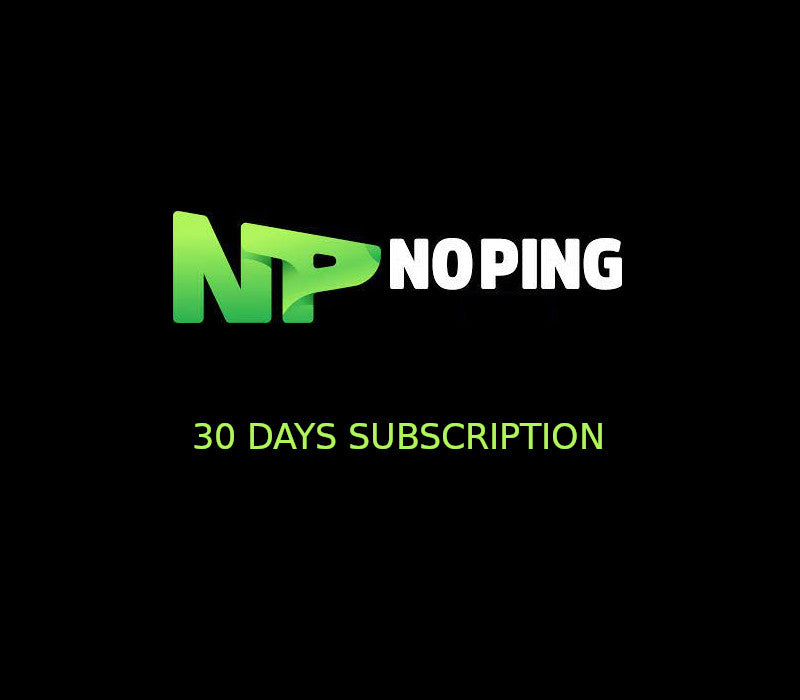 NoPing Advanced 30 Days Subscription CD Key