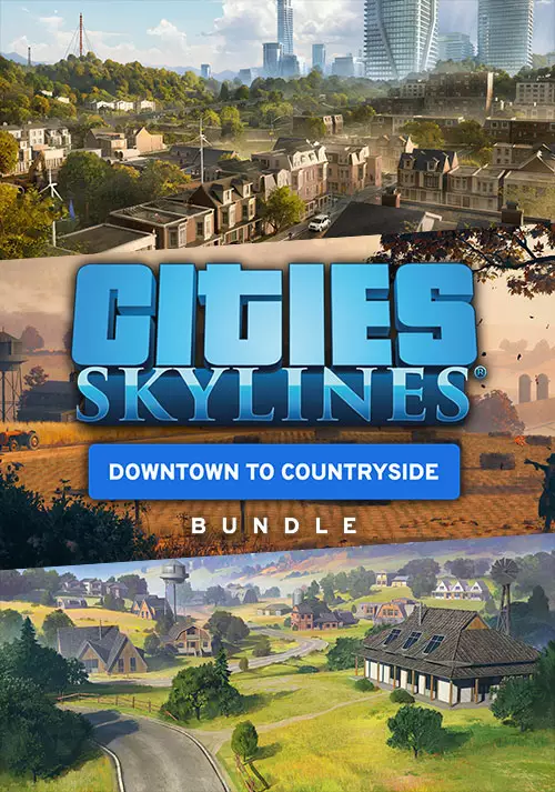 Cities: Skylines - Downtown to Countryside Bundle (DLC) Steam Key (PC) ROW