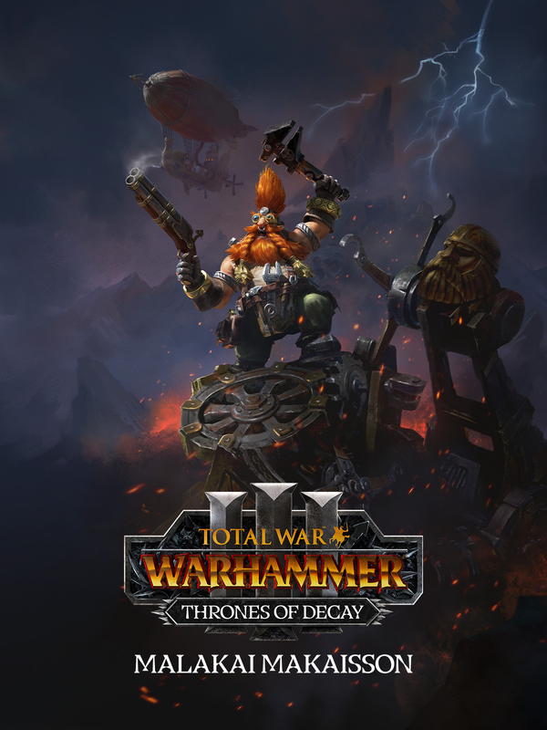 Total War: WARHAMMER III - Malakai – Thrones of Decay (DLC) (PC) Steam Key ROW