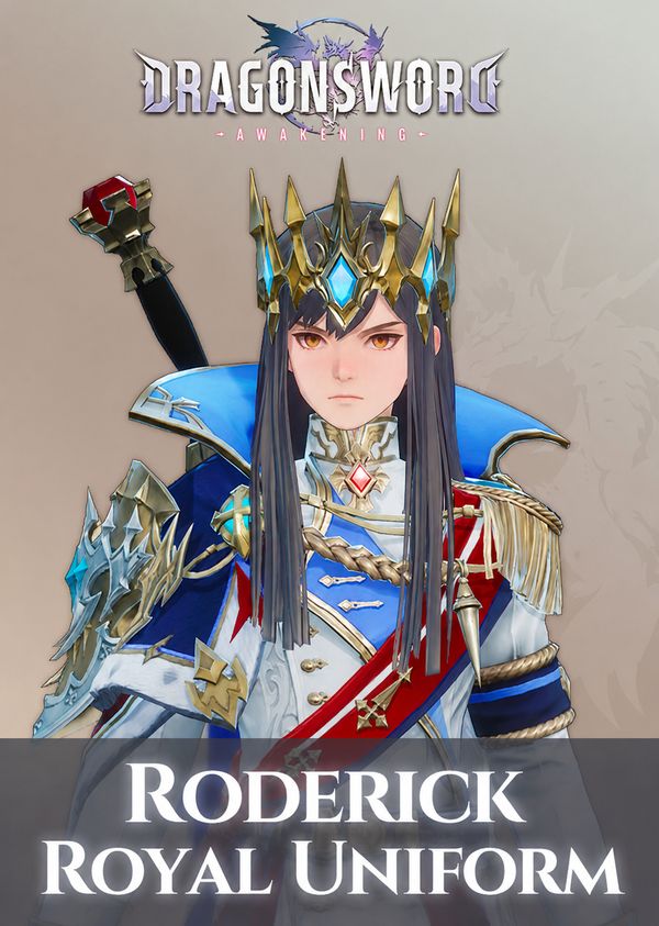 DragonSword : Awakening - Costume : Roderick Royal Uniform (DLC) Steam Key (PC) GLOBAL