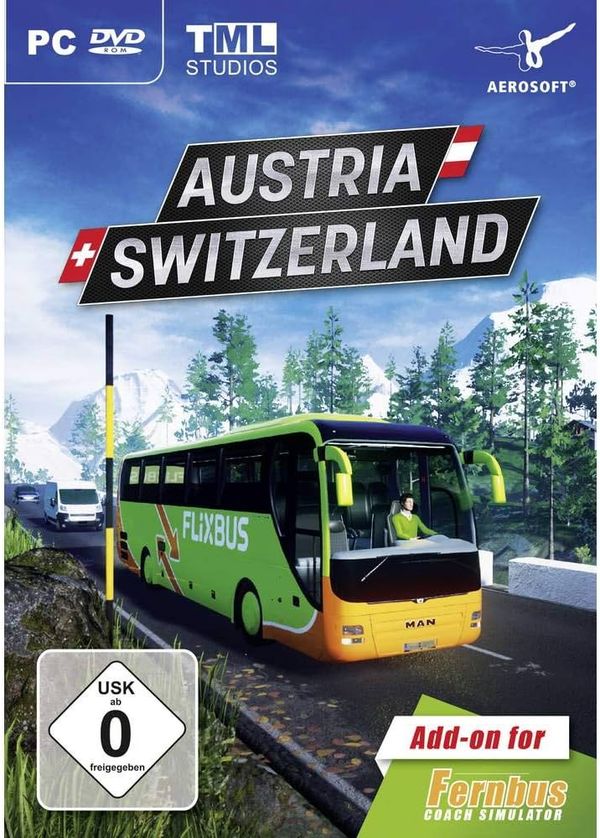Fernbus Simulator - Austria/Switzerland (DLC) (PC) Steam Key GLOBAL