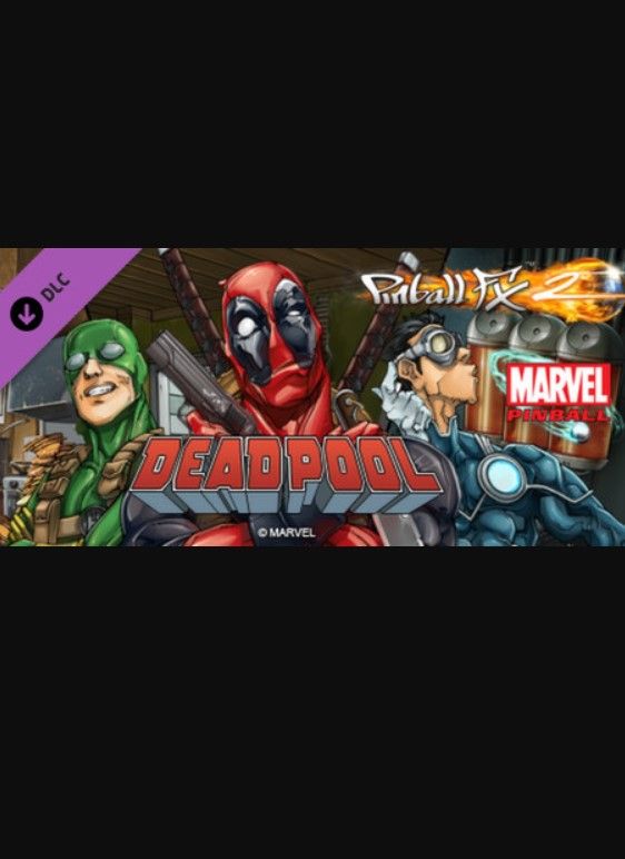 Pinball FX2 - Deadpool Table (DLC) Steam Key (PC) GLOBAL