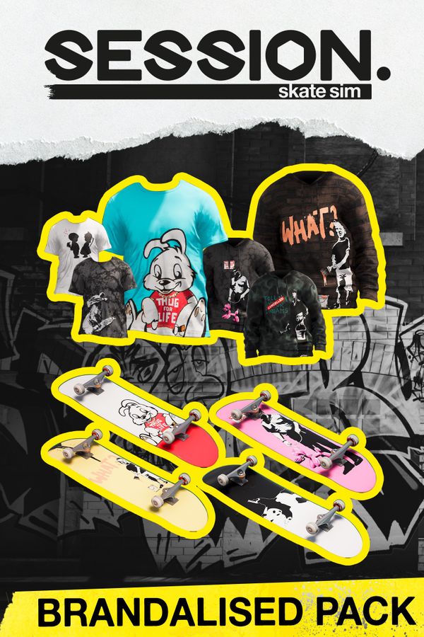 Session: Skate Sim Brandalised Pack (DLC) (PC) Steam Key GLOBAL
