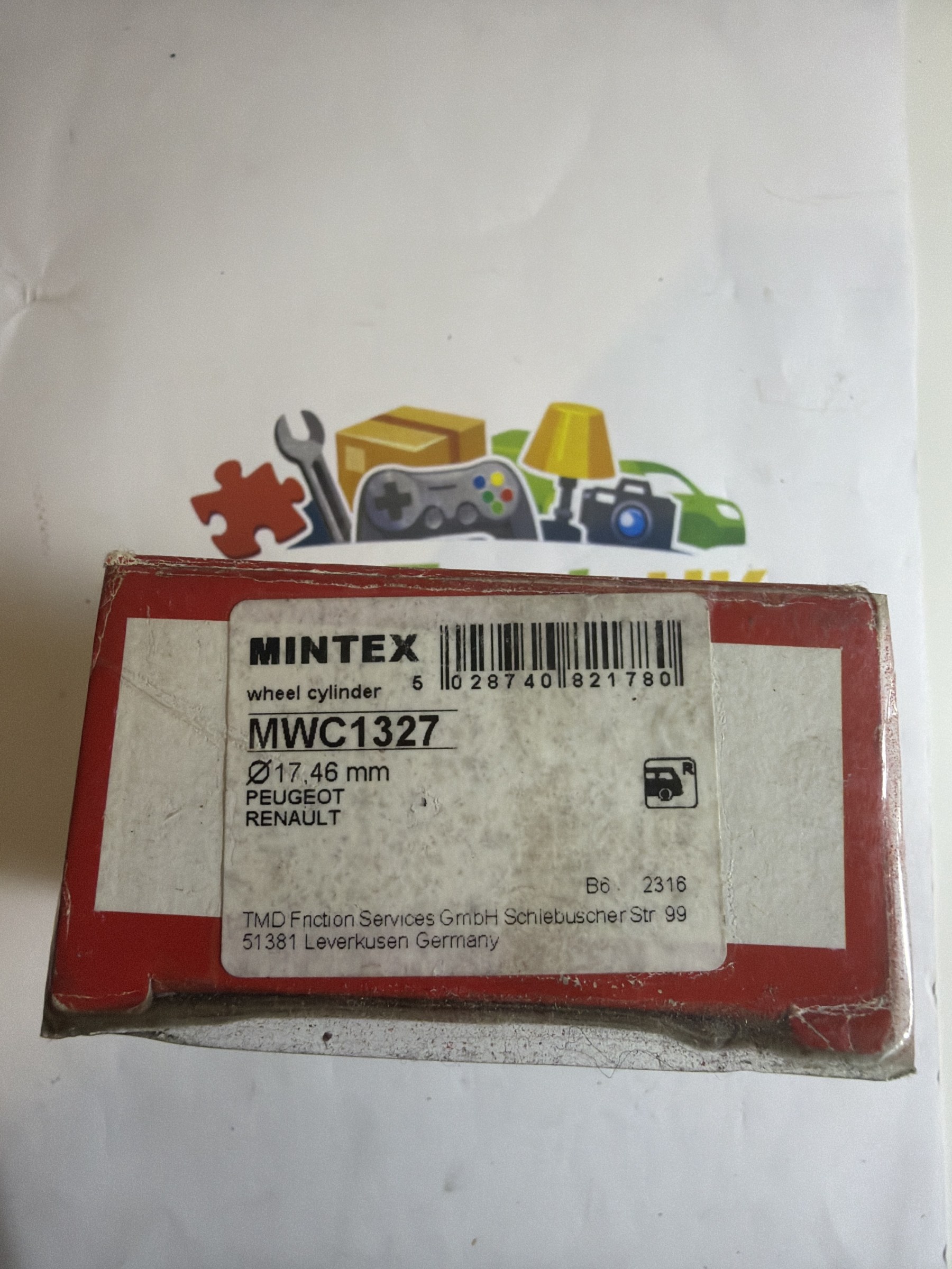 Mintex MWC1327 Rear Right Wheel Brake Cylinder Peugeot 309 Renault Clio 9 11