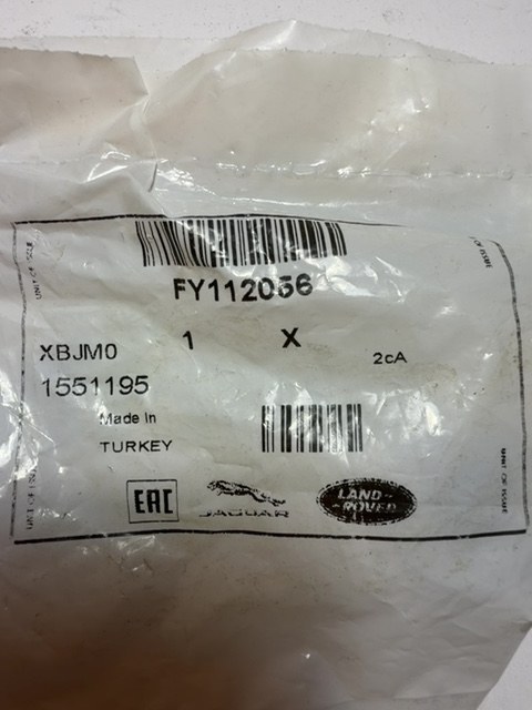 Genuine Jaguar Land Rover M12 Flanged Nyloc Nut FY112036 New OEM Fastener