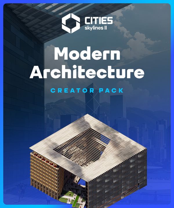 Cities: Skylines II - Creator Pack: Modern Architecture (DLC) Steam Key (PC) EUROPE