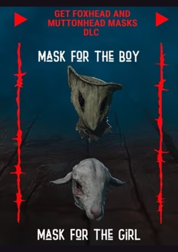 REANIMAL - Foxhead and Muttonhead Masks Pre-Order Bonus (DLC) Steam Key (PC) EUROPE
