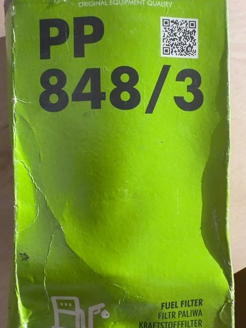 Filtron PP 848/3 Fuel Filter New in Box Fits Ford Transit 2.0 2.4 DI TDdi TDCi