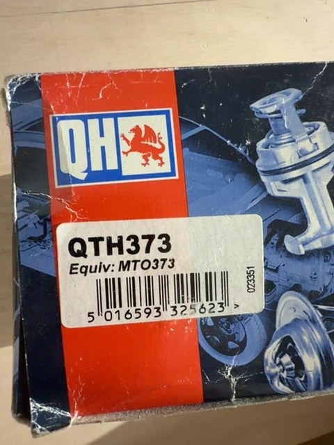 Quinton Hazell QTH373 Coolant Thermostat Housing Fiat Uno 0.9 1.0 NOS