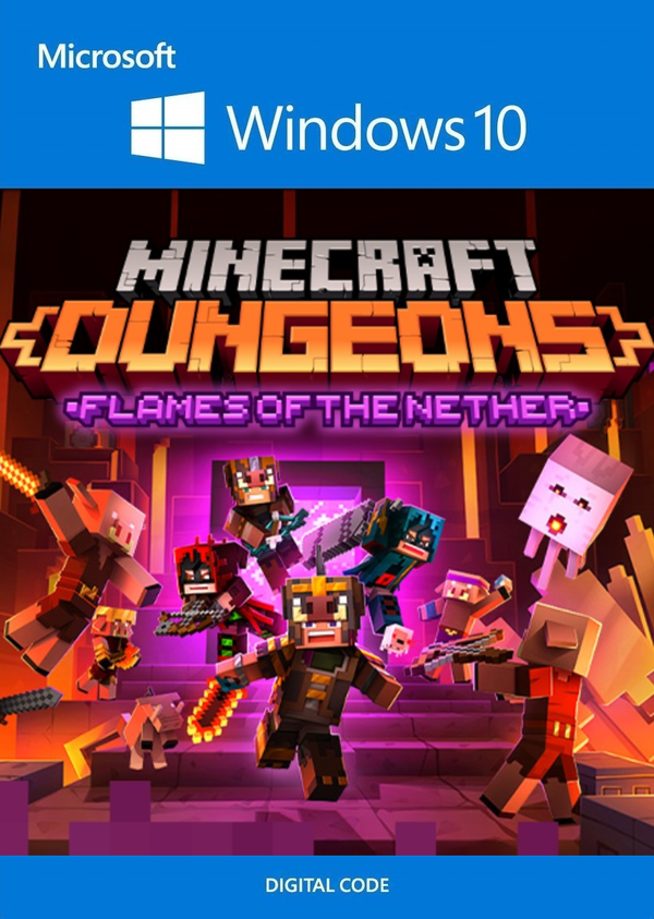 Minecraft Dungeons: Flames of the Nether (DLC) - Windows 10 Store Key EUROPE