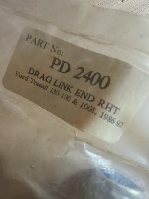 Ford Transit Mk3 Drag Link End RHT PD2400 New Old Stock NOS Steering Joint