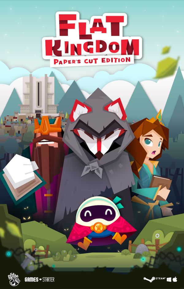 Flat Kingdom Paper's Cut Edition (PC) Steam Key GLOBAL