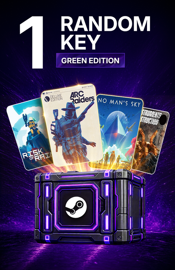 1 Random Steam key - GREEN - Steam Key GLOBAL