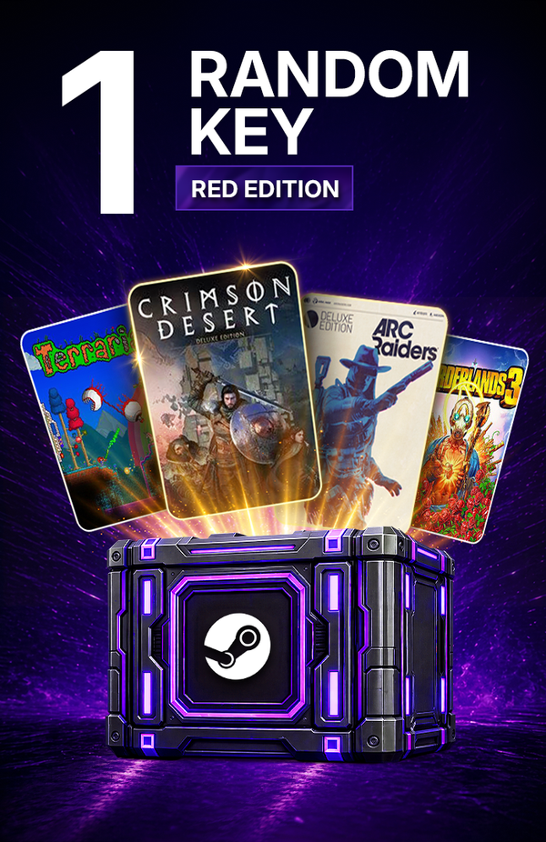 1 Random Steam key - RED - Steam Key GLOBAL