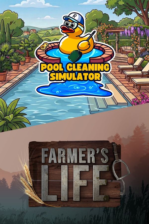 Pool Cleaning Simulator & Farmer's Life Bundle (Xbox Series X|S) XBOX LIVE Key EUROPE