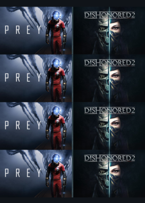 Prey + Dishonored 2 Bundle Steam Key (PC) GLOBAL
