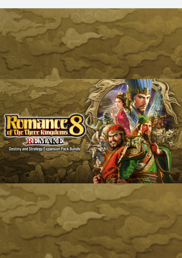 ROMANCE OF THE THREE KINGDOMS 8 REMAKE: Destiny and Strategy Expansion Pack Bundle Steam Key (PC) GLOBAL