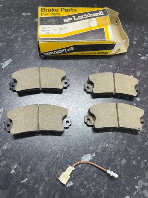 AP Lockheed LUP 171 Disc Brake Pads Set Simca Bendix 1978-On Vintage NOS
