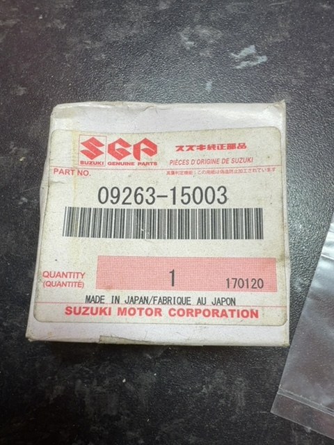 Suzuki Genuine Clutch Thrust Bearing 15x28x2mm 09263-15003 GS GSX RM VX DR