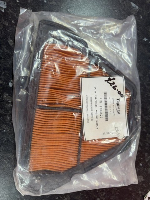 Triumph Speed Triple Air Filter Assembly 2204820 NOS Genuine Part