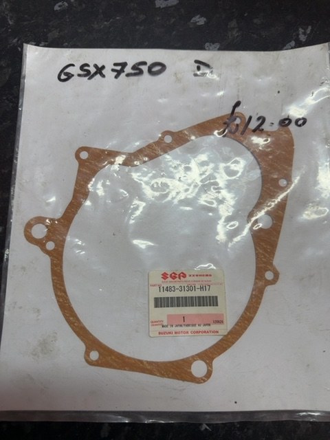 Genuine Suzuki GSX750 Generator Cover Gasket 11483-31301-H17 New Old Stock