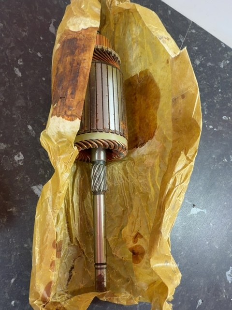 Orme Parma Starter Motor Armature IM 166 (Replaces Bosch 24V) New Old Stock