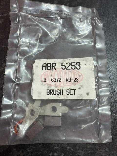 Woodauto ABR 5253 Alternator Carbon Brush Set New Old Stock
