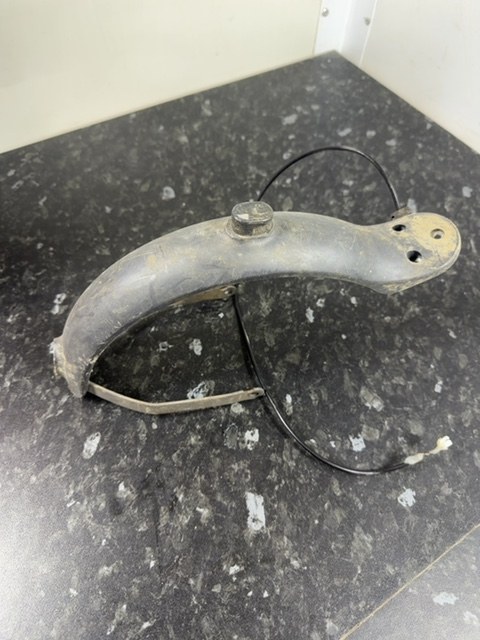 Electric Scooter Rear Fender Mudguard with Cable & Bracket - Spares Repair Used