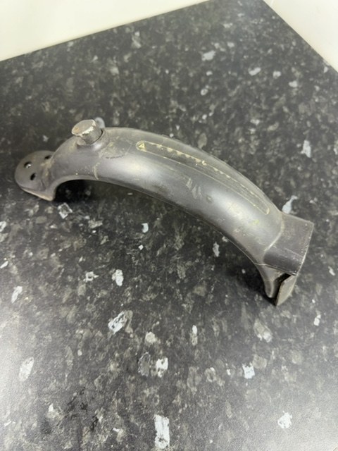 Electric Scooter Rear Mudguard Fender Grey Folding Hook Used Untested