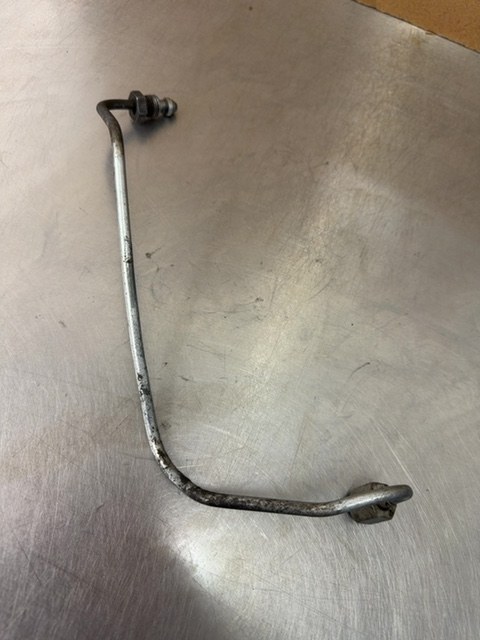 Yanmar L100 Diesel Engine Fuel Injection Pipe Line Rigid Metal Fuel Pipe