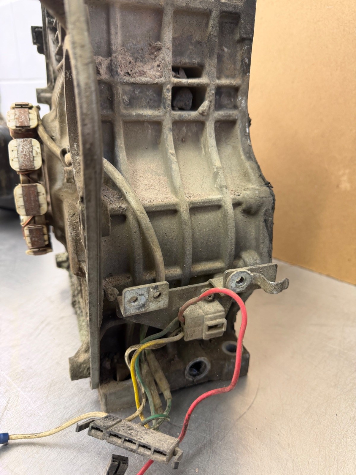 Yanmar L100 Diesel Engine Crankcase Block with Stator Assembly Used