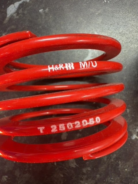 H&R 2.5" ID Race Helper Spring T 2502050 2" Length 50 lbs/in Tender Spring