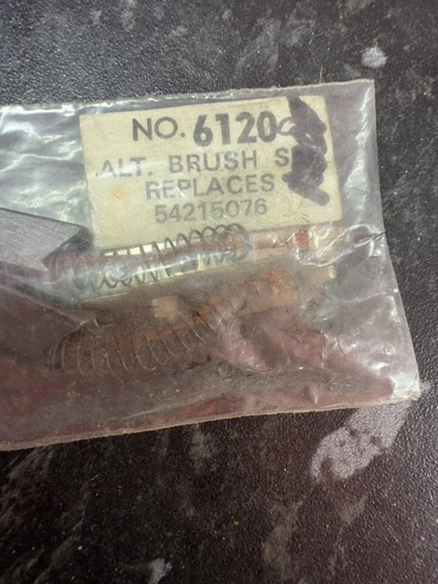 Alternator Brush Set 6120 Replaces 54215076