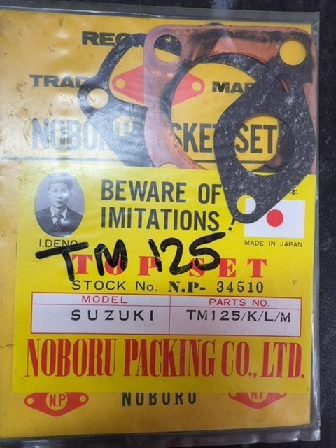 Noboru Top End Gasket Set Suzuki TM125 K L M N.P-34510