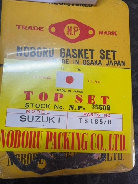 Noboru Top End Gasket Set Suzuki TS185/R N.P-35502
