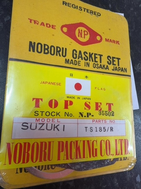 Noboru Top End Gasket Set Suzuki TS185/R 35502