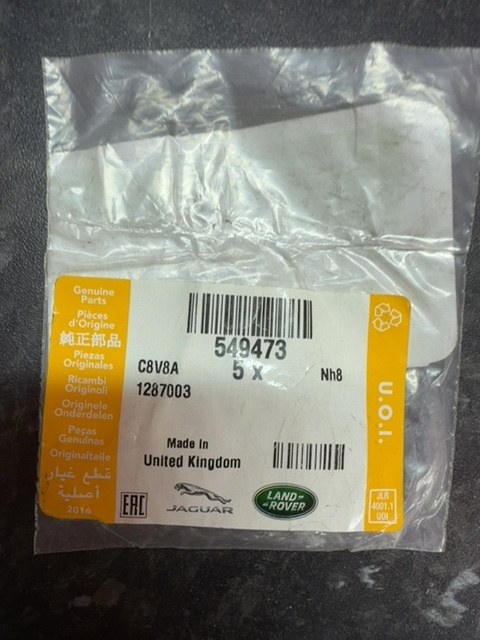 Genuine Land Rover Circlip Retaining Rings 549473